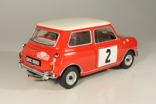 Mini Cooper S1275, 1st. Monte Carlo 1966, T.Mäkinen, no.2 - Sulje napsauttamalla kuva