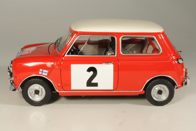 Mini Cooper S1275, 1st. Monte Carlo 1966, T.Mäkinen, no.2 - Sulje napsauttamalla kuva