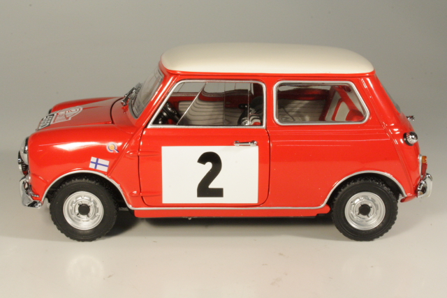 Mini Cooper S1275, 1st. Monte Carlo 1966, T.Mäkinen, no.2