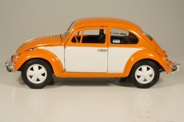 VW Kupla 1967, oranssi/valkoinen - Sulje napsauttamalla kuva