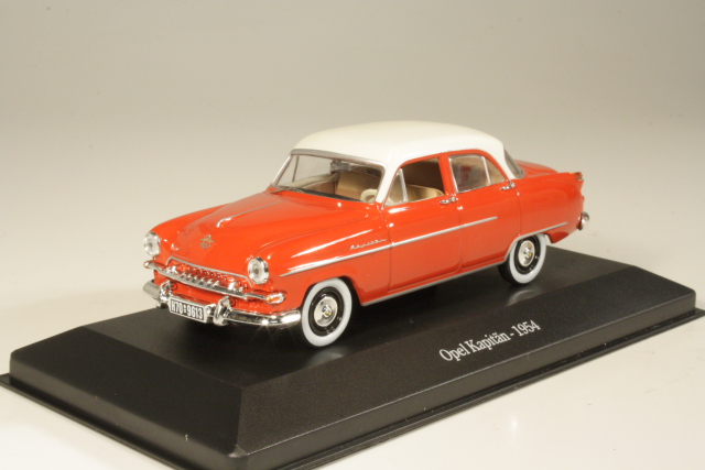 Opel Kapitan 1954, punainen/valkoinen