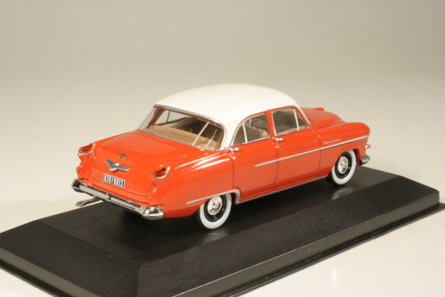 Opel Kapitan 1954, punainen/valkoinen