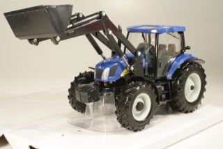 New Holland T6020 with Front Loader 2007, blue