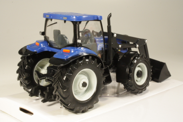 New Holland T6020 with Front Loader 2007, blue