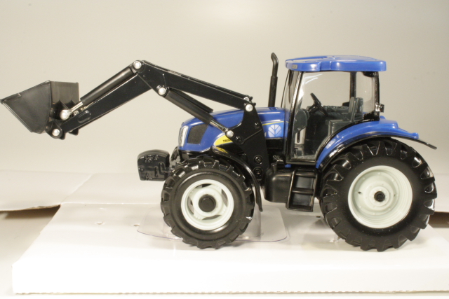 New Holland T6020 with Front Loader 2007, blue