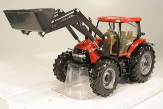Case IH Maxxum 110 + etukuormaaja 2007, punainen