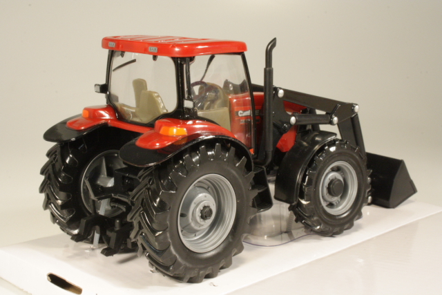 Case IH Maxxum 110 with Front Loader 2007, red