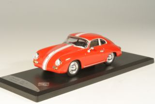 Porsche 356A 1959, red with white stripe - Click Image to Close
