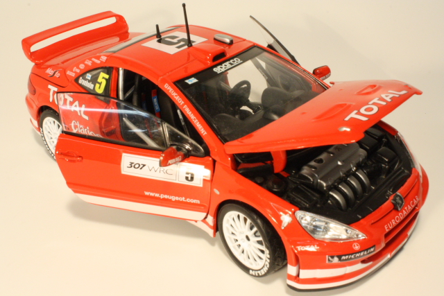 Peugeot 307 WRC, M.Grönholm, no.5