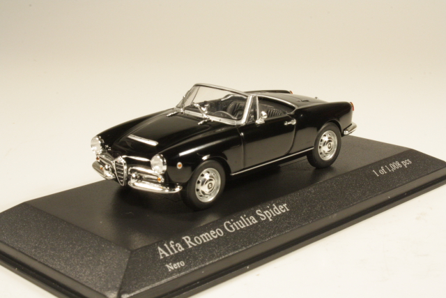 Alfa Romeo Giulia Spider 1962, black