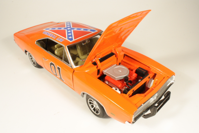 Dodge Charger 1969, oranssi "Dukes of hazzard" - Sulje napsauttamalla kuva