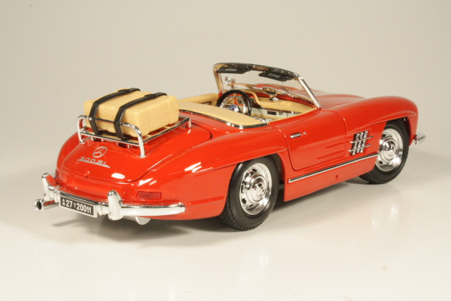 Mercedes 300SL (w198) Cabriolet 1957, red
