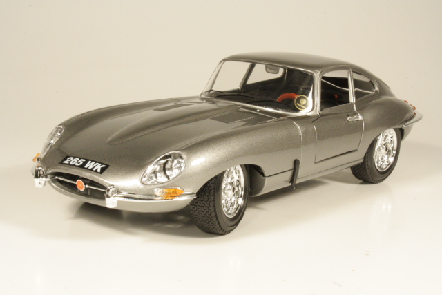 Jaguar E-Type Coupe 1961, harmaa - Sulje napsauttamalla kuva