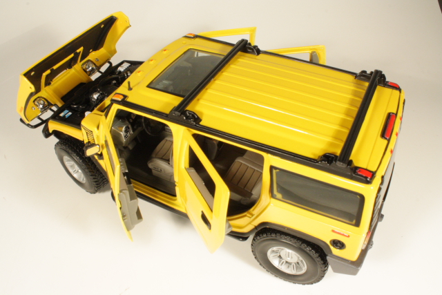 Hummer H2 2003 SUV, keltainen