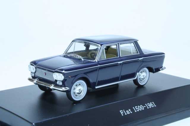Fiat 1500 1961, tummansininen - Sulje napsauttamalla kuva