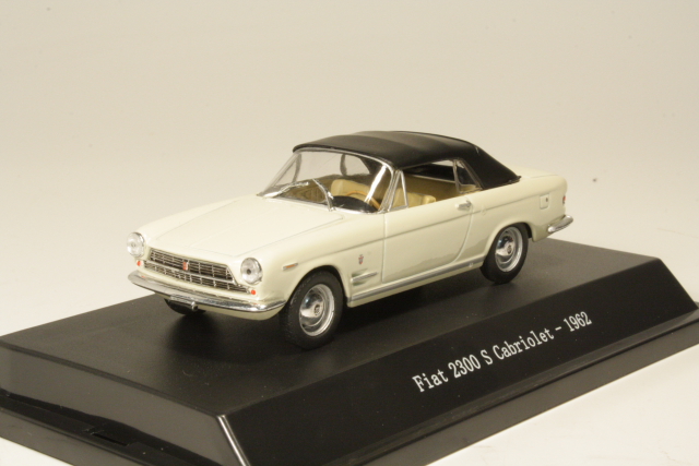 Fiat 2300 Cabriolet closed 1962, white