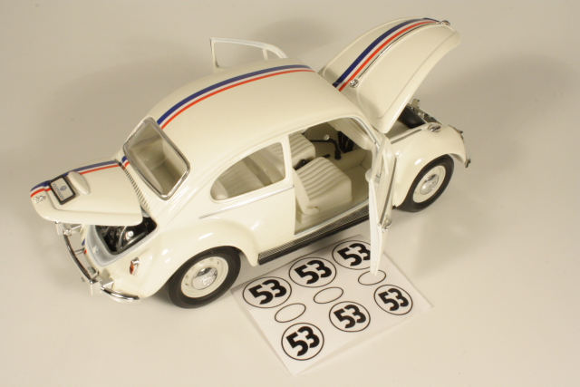 VW Beetle "Herbie", white
