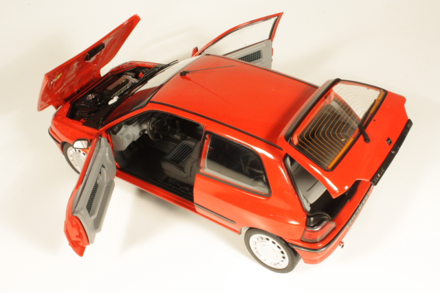 Renault Clio 16S 1991, red