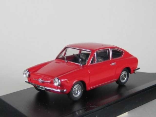 Fiat 850 Coupe 1965, punainen