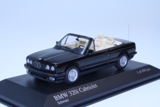 BMW 320i Cabriolet (e30) 1989, musta