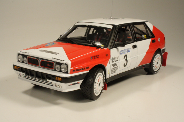 Lancia Delta HF Integrale, Sweden 1989, M.Ericsson, no.3 - Sulje napsauttamalla kuva