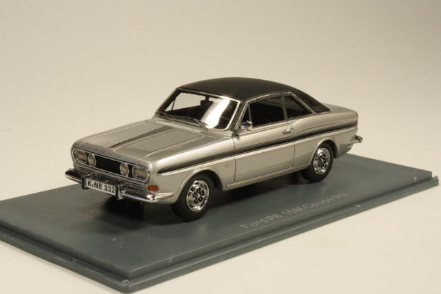 Ford Taunus P6 15M RS 1968, silver/black