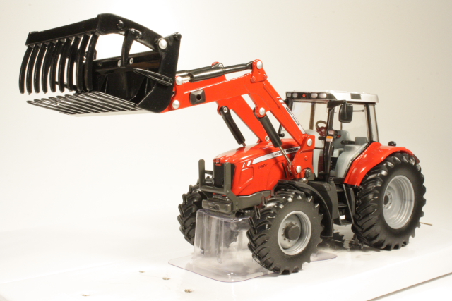 Massey Ferguson 6480 2007 + fronloader, red
