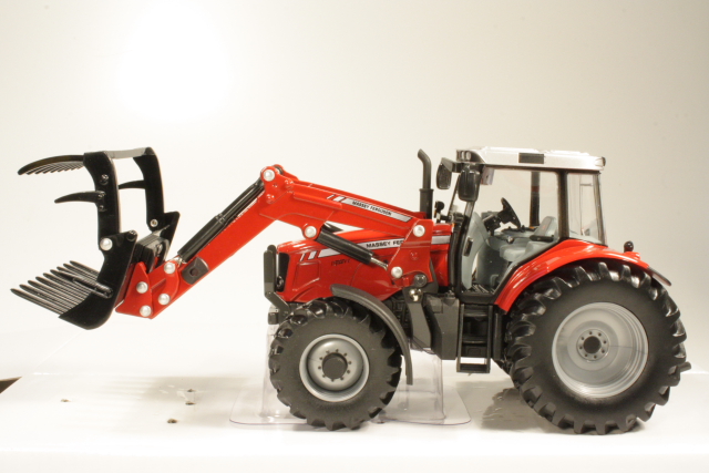Massey Ferguson 6480 2007 + fronloader, red