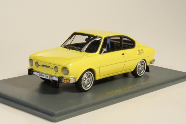 Skoda 110R Coupe 1972, keltainen - Sulje napsauttamalla kuva