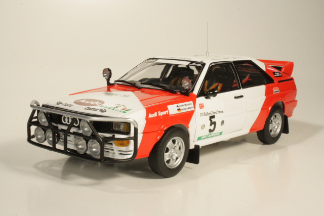 Audi Quattro, Rallye Cote d'Ivoire 1982, H.Mikkola, no.5 - Sulje napsauttamalla kuva