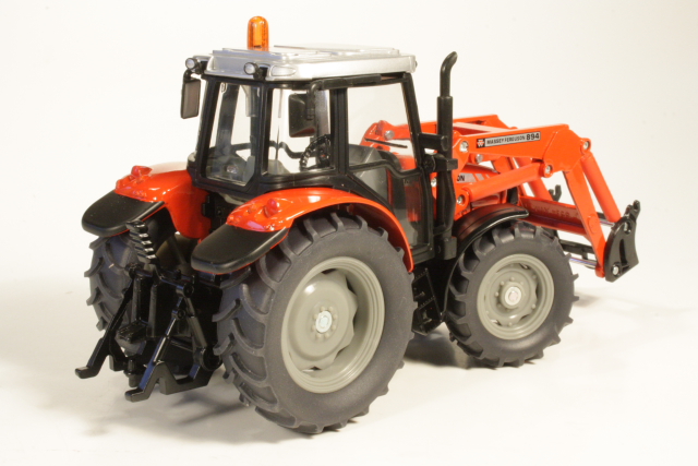 Massey Ferguson 5455 2008 with Front loader, red