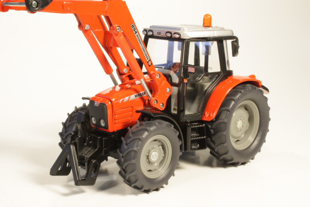 Massey Ferguson 5455 2008 with Front loader, red