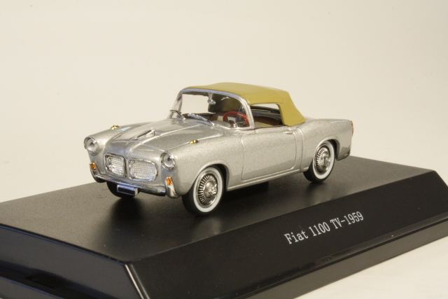 Fiat 1100TV 1959, hopeanharmaa - Sulje napsauttamalla kuva