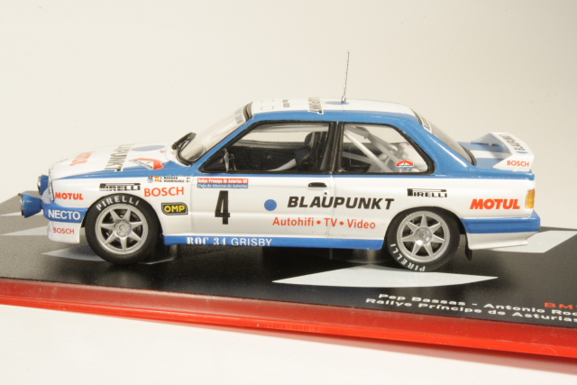 BMW M3 (e30) "Blaupunkt" Rally Asturias 1989, P.Bassas, no.4