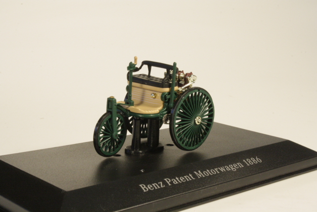 Benz Patent-Motorwagen 1886, vihreä - Sulje napsauttamalla kuva