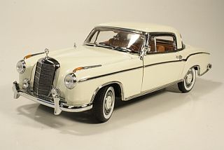 Mercedes 220SE (w128) Coupe 1958, valkoinen