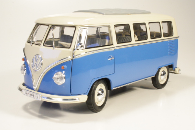 VW T1 Bus 1962, blue/cream