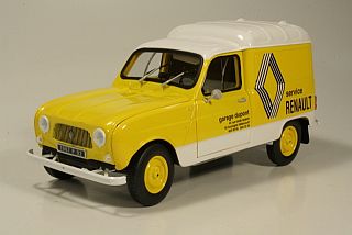 Renault R4F4 1972 "Renault Service", keltainen/valkoinen - Sulje napsauttamalla kuva