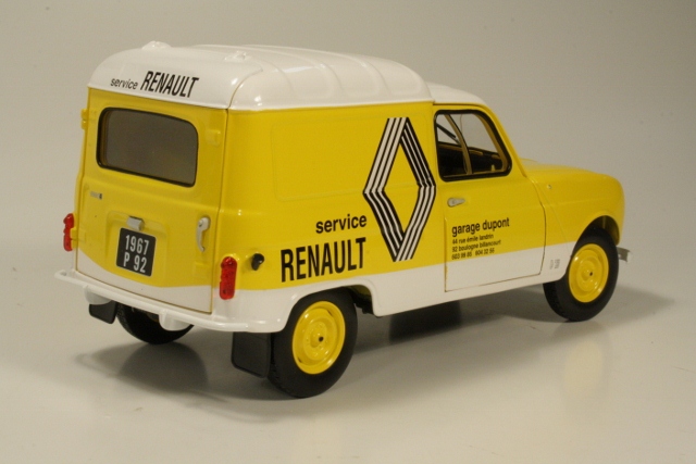 Renault R4F4 1972 "Renault Service", yellow/white