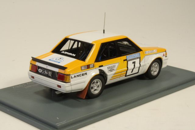 Mitsubishi Lancer 2000 Turbo, Finland 1982, P.Airikkala, no.7 - Sulje napsauttamalla kuva