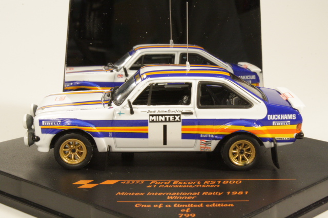 Ford Escort Mk2 RS1800, 1st.Mintex Rally 1981, P.Airikkala, no.1