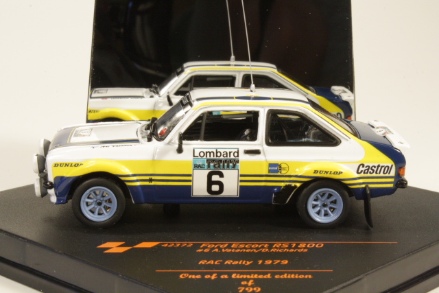 Ford Escort Mk2 RS1800, RAC 1979, A.Vatanen, no.6