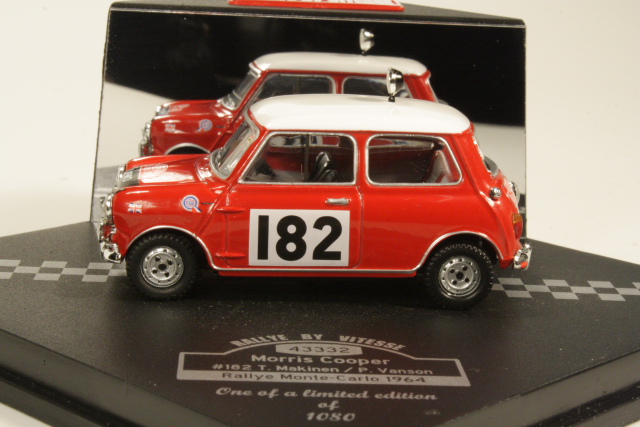 Mini Cooper S, 4th. Monte Carlo 1964, T.Mäkinen, no.182 - Sulje napsauttamalla kuva