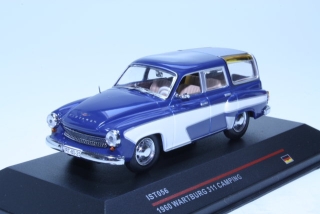 Wartburg 311 Camping 4d 1960, sininen/valkoinen