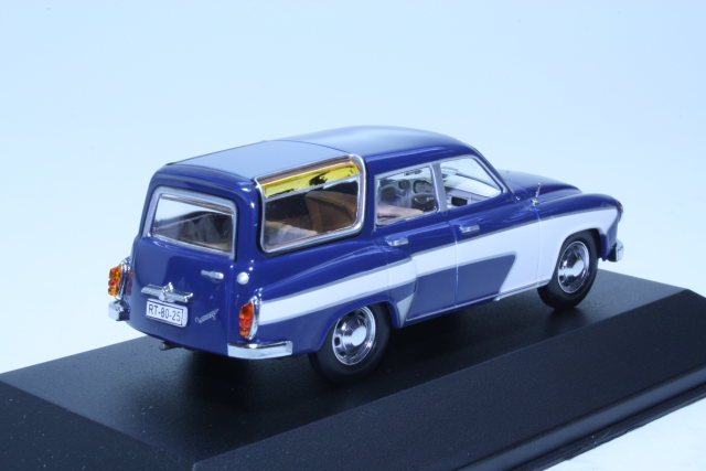 Wartburg 311 Camping 4d 1960, sininen/valkoinen
