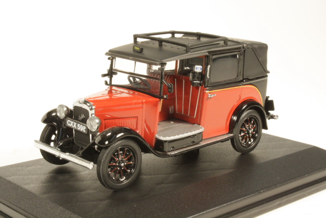 Austin 12/4 "Low Loader" Taxi 1934, punainen