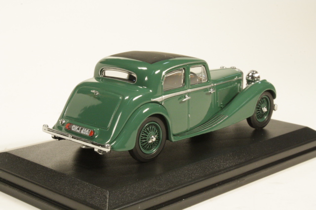 Jaguar SS 2.5 Litre Saloon 1937, vihreä - Sulje napsauttamalla kuva