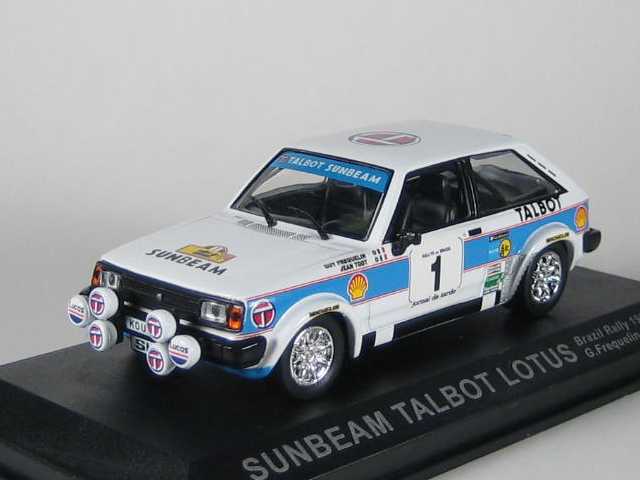 Talbot Sunbeam Lotus, Brazil Rally 1981, G.Frequelin, no.1