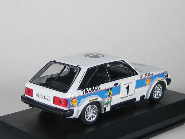 Talbot Sunbeam Lotus, Brazil Rally 1981, G.Frequelin, no.1