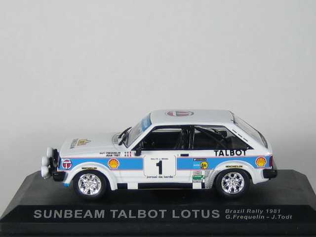 Talbot Sunbeam Lotus, Brazil Rally 1981, G.Frequelin, no.1